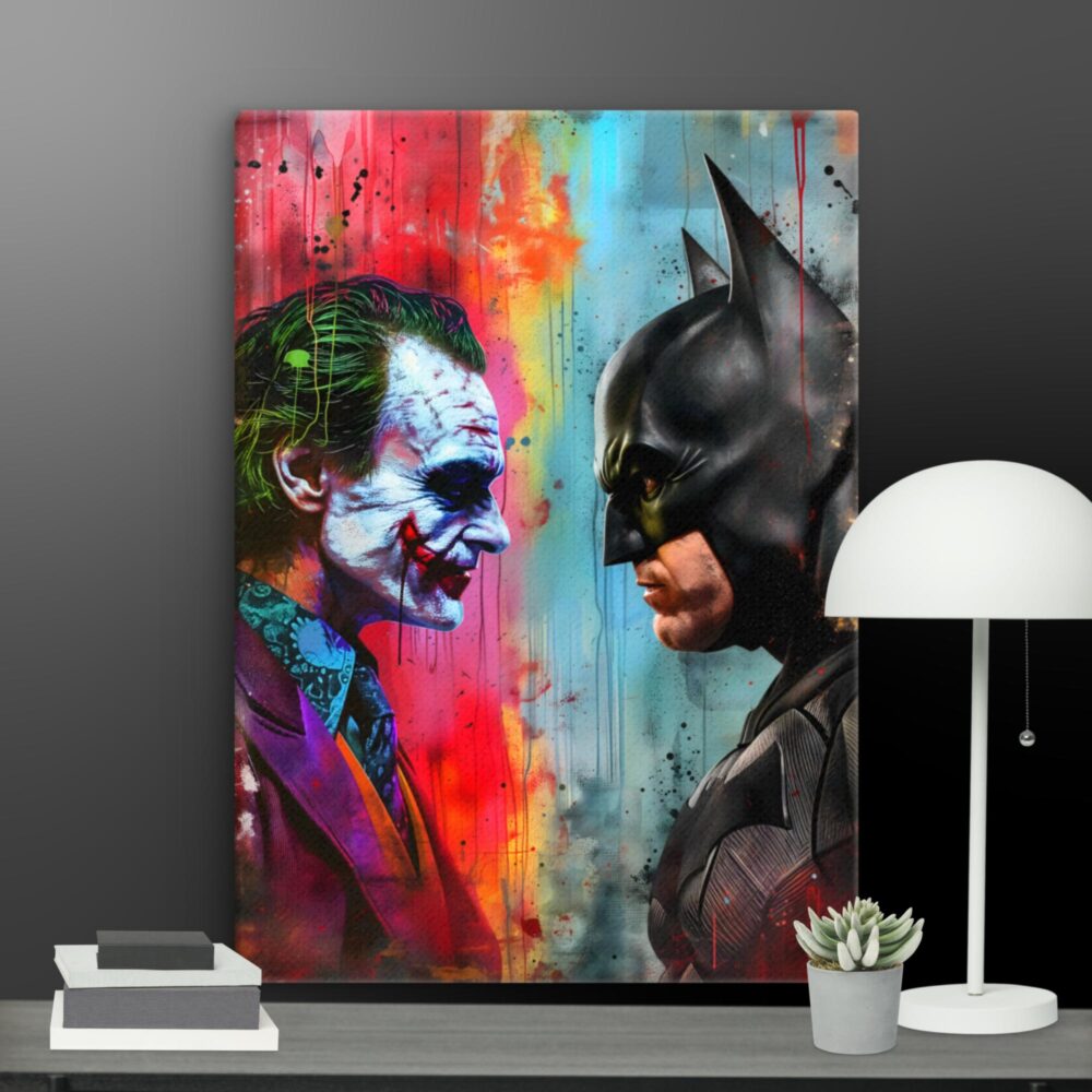 Batman Vs Joker canvas - Image 9