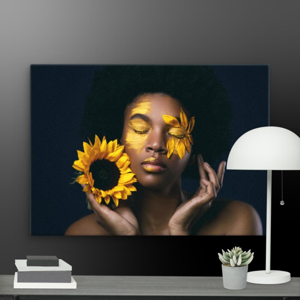 Beauty Scene with Sunflower canvas - Image 11