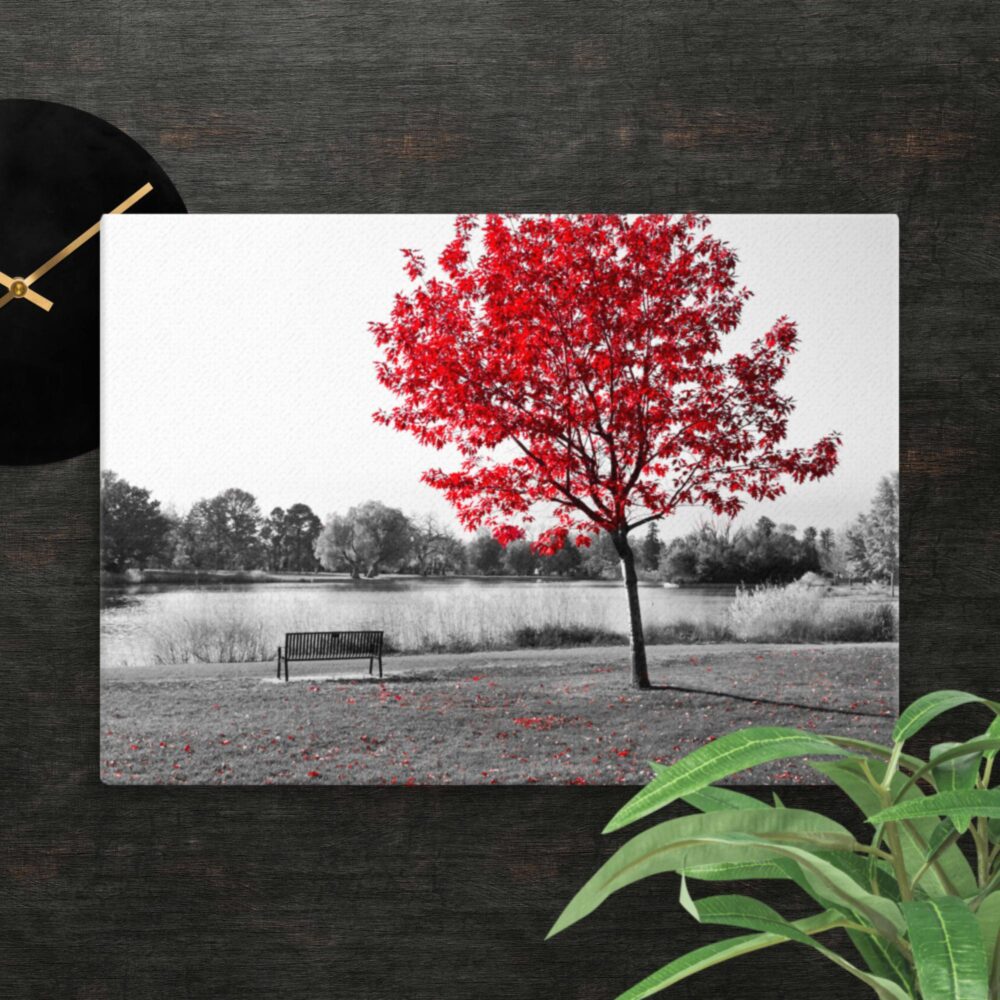 Red tree canvas - Image 11