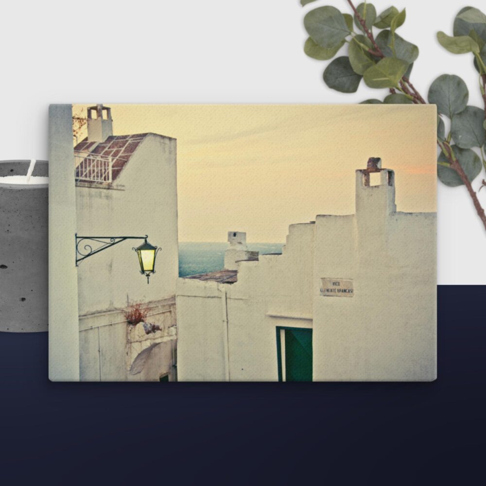 Italian Building Scene canvas - Image 11