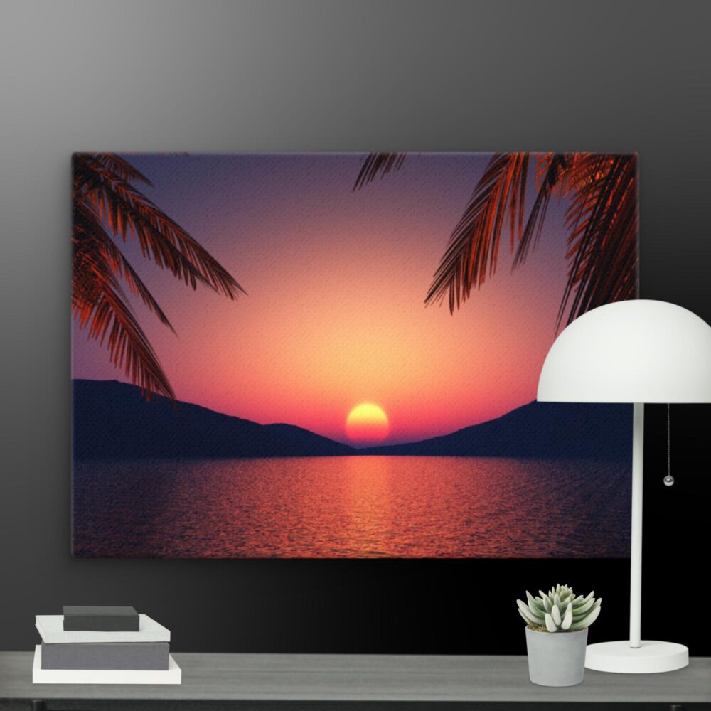 The sunset Thin canvas - Image 11
