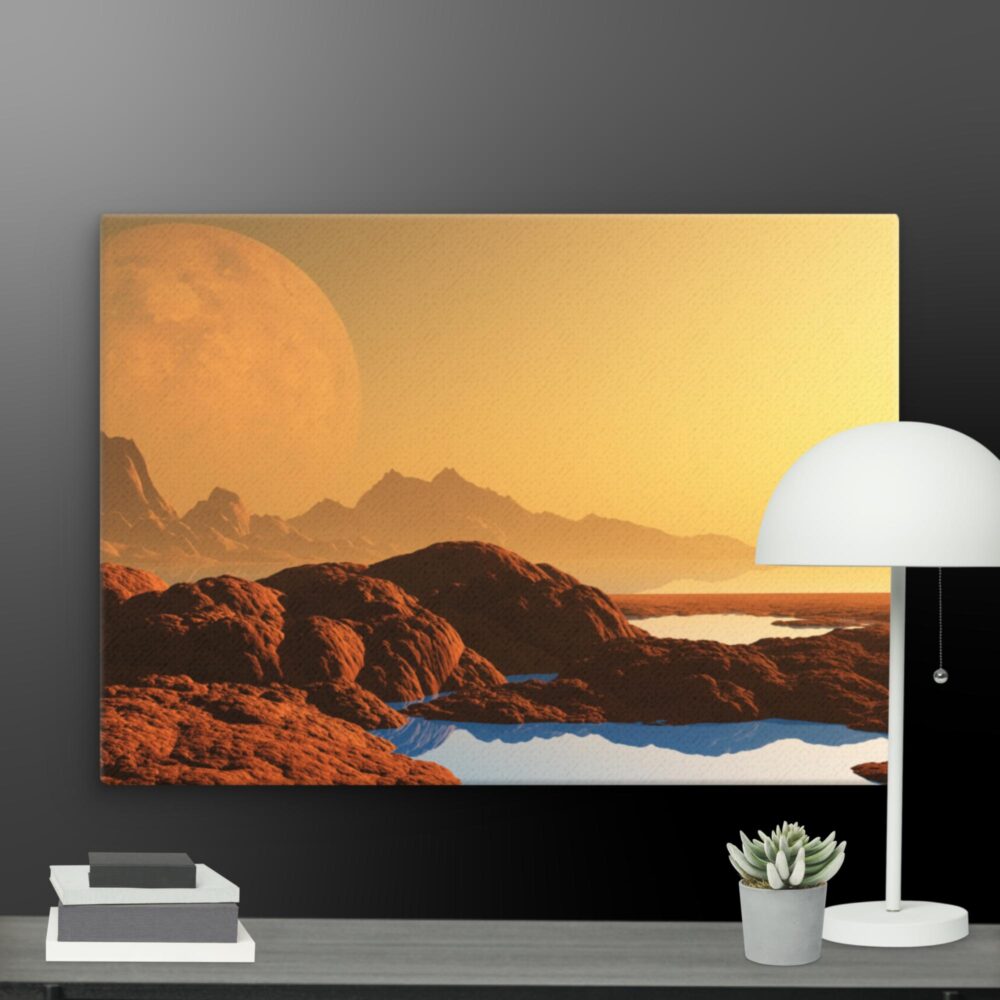 Sun over the dessert canvas - Image 11