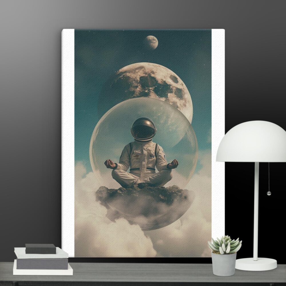 Astronaut relaxing canvas - Image 11