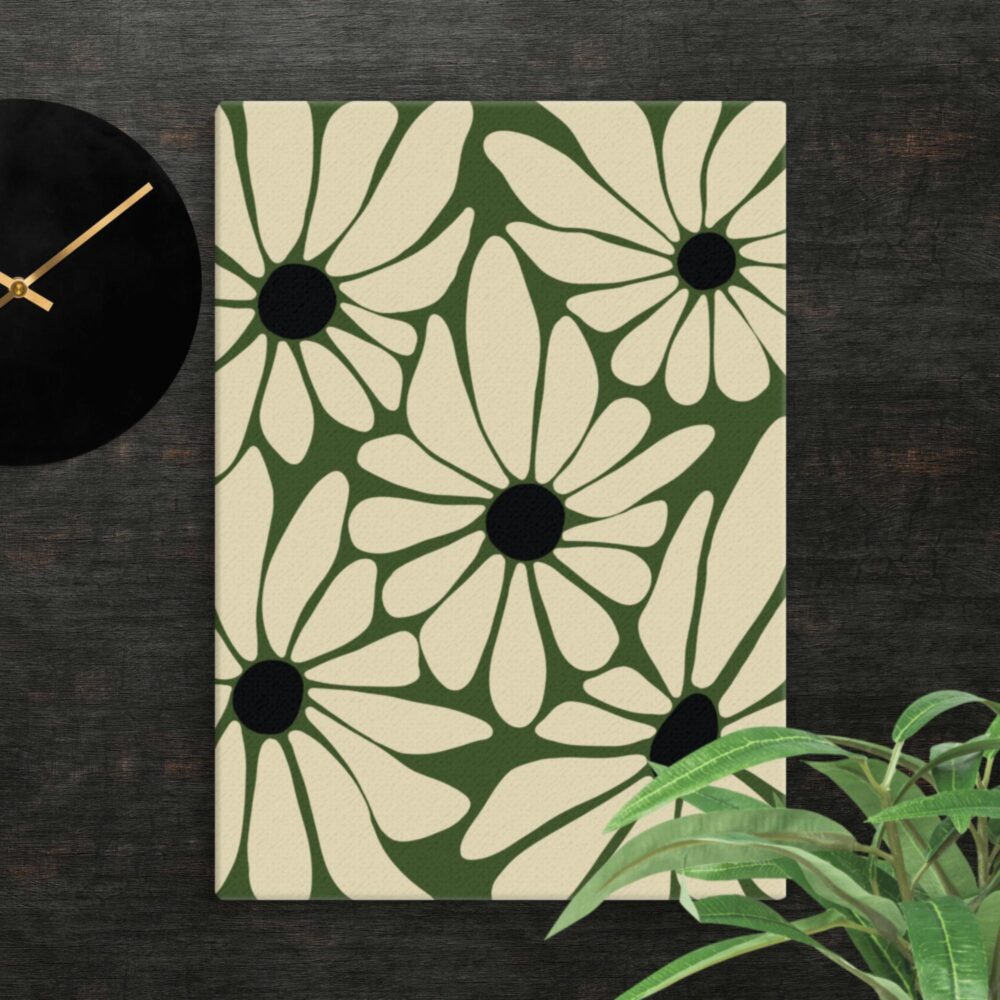 Flowers bohemian canvas - Image 9