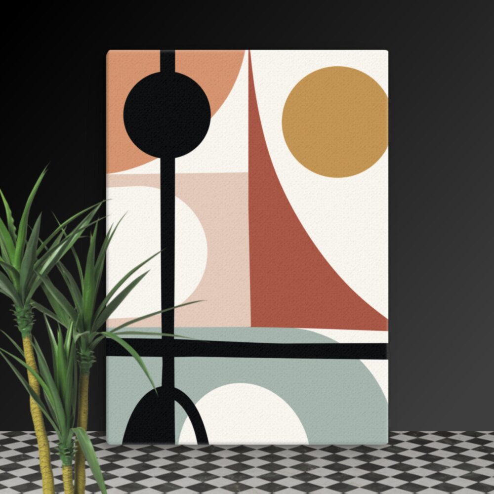 Mixed bohemian shapes canvas - Image 11