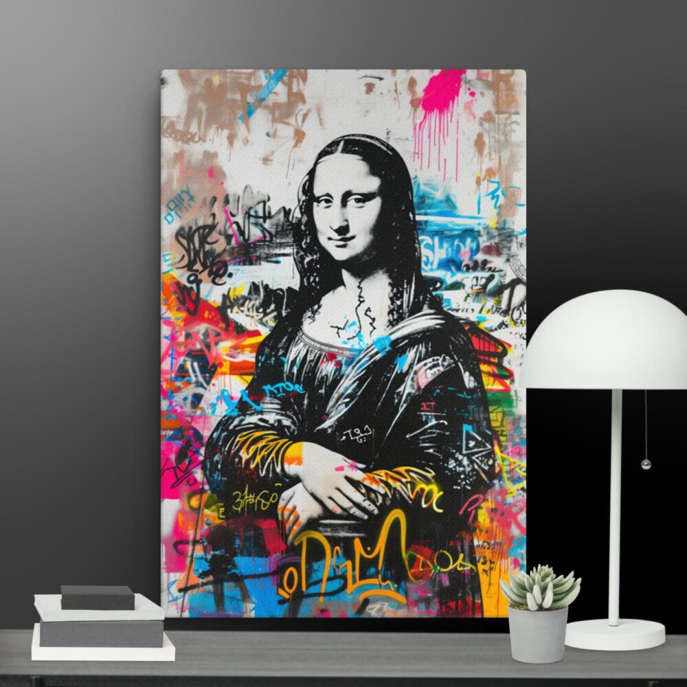Moana Lisa Pop Art Style canvas - Image 9