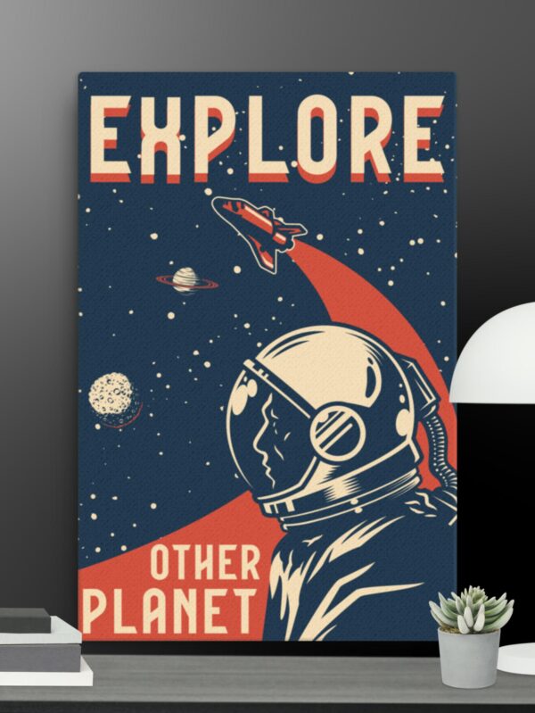 Explore other planet canvas - 20×30