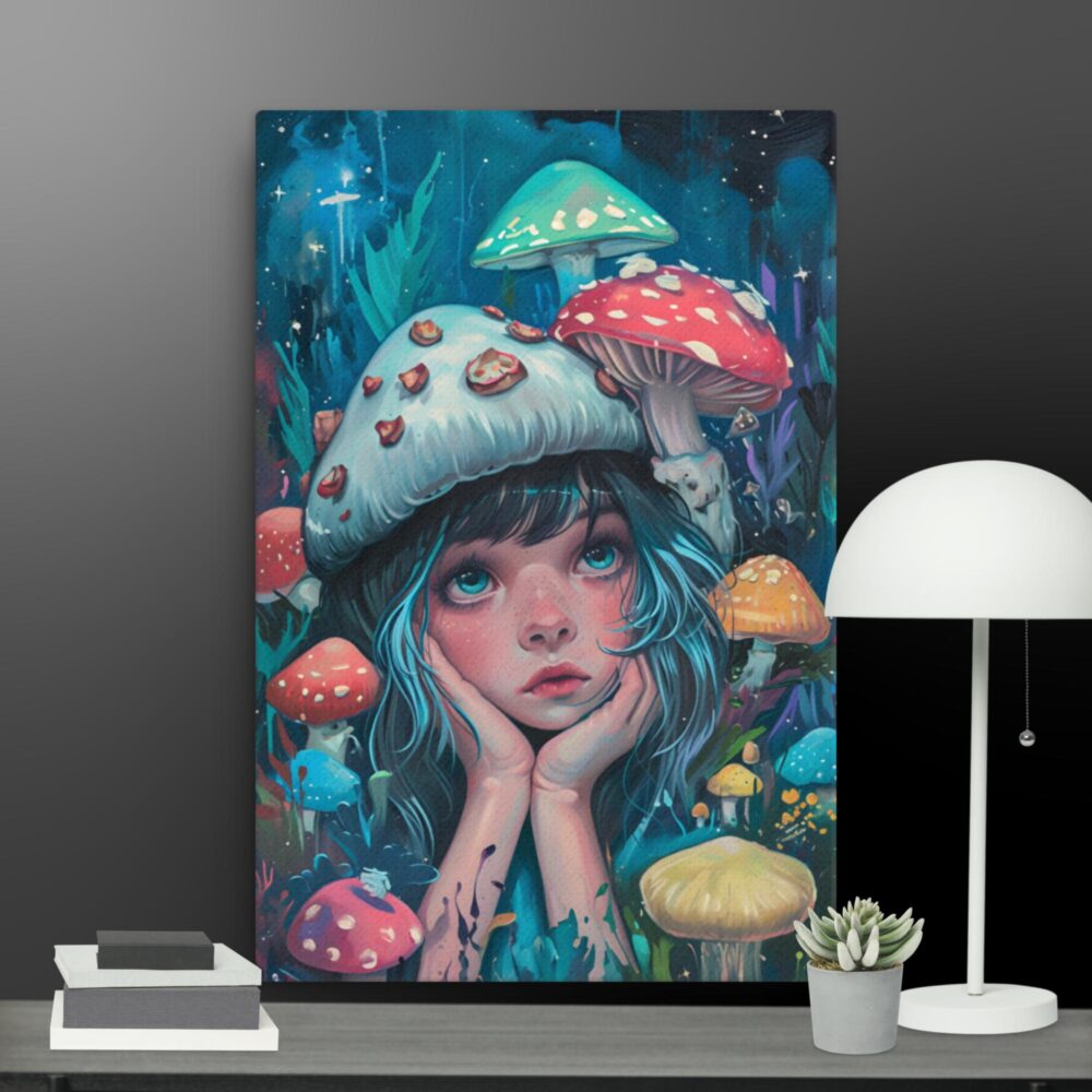 The Mushroom Garden canvas - Image 8