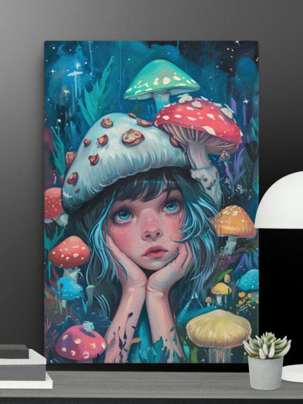 The Mushroom Garden canvas - 20×30