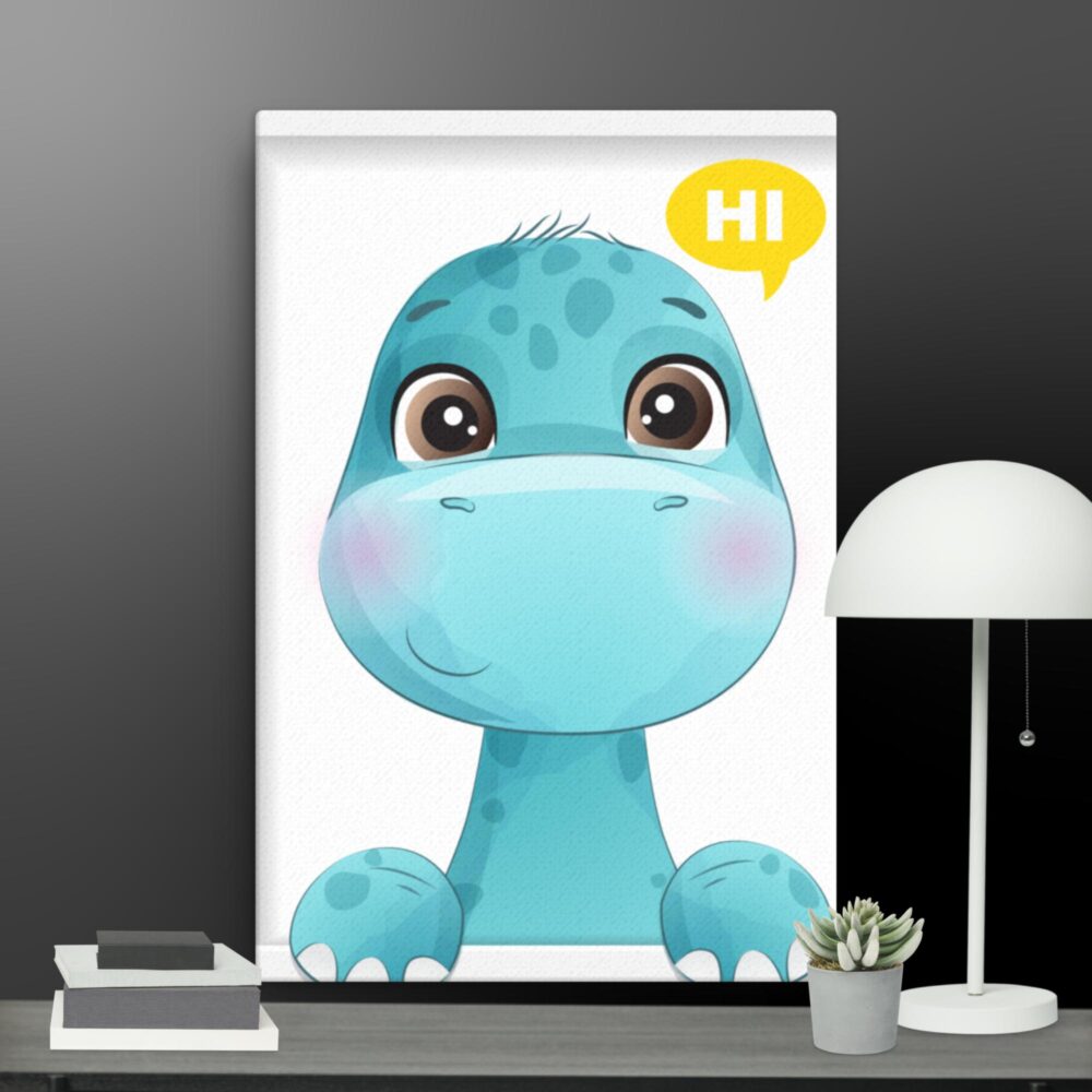 Dinosaur Hi canvas - Image 11