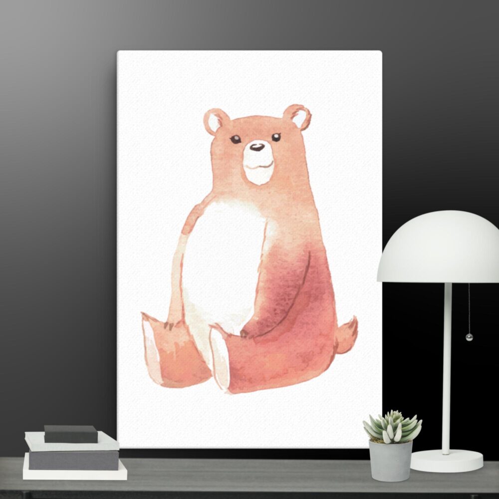 Happy bear canvas - Image 13