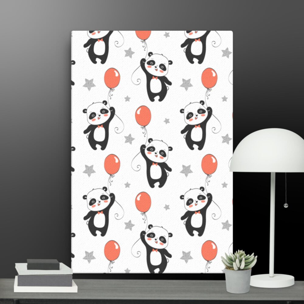Panda All over canvas - Image 13