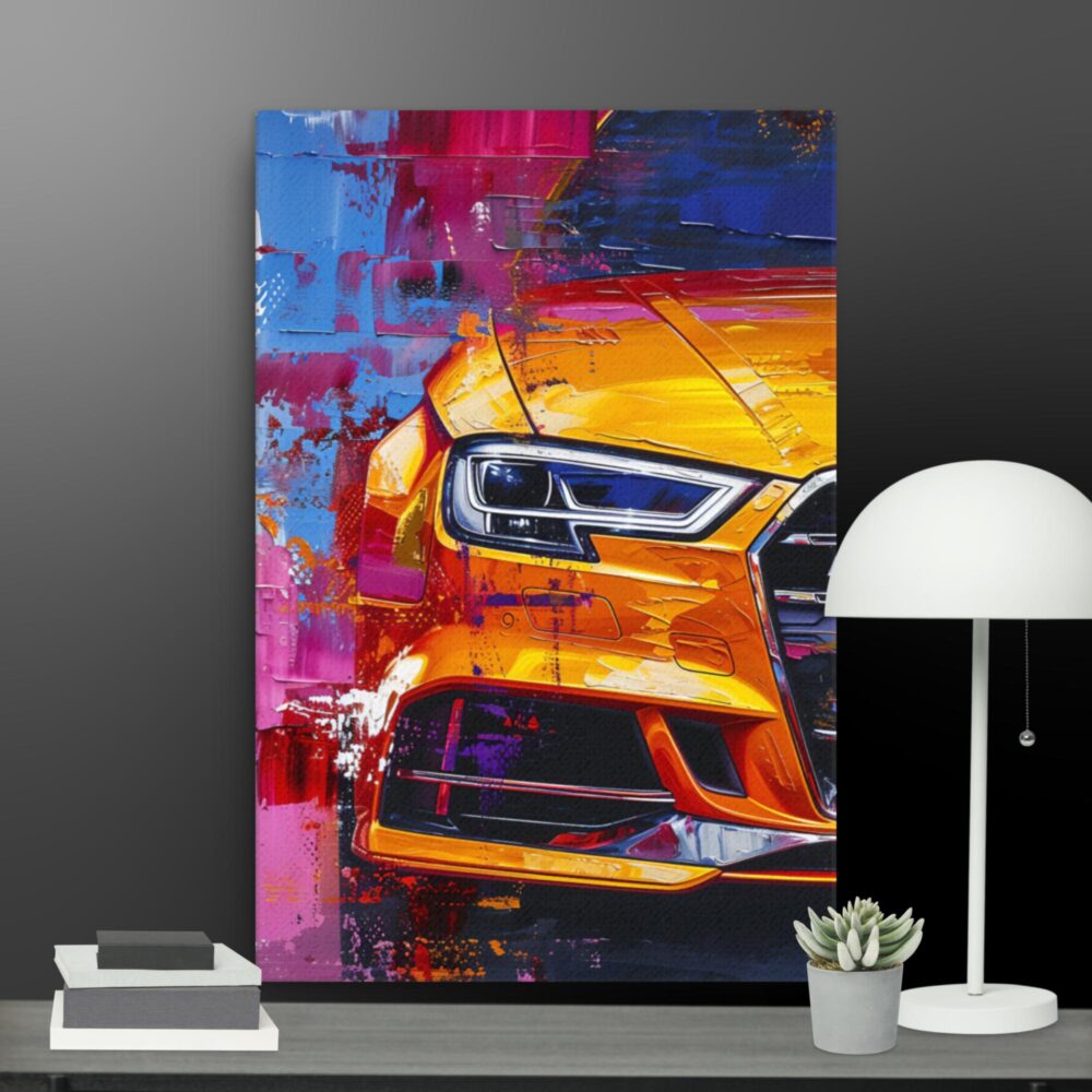 Colourful car canvas - Image 11