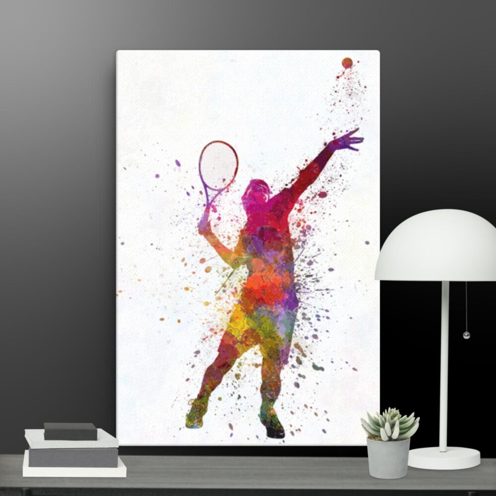 Tennis player canvas - Image 13