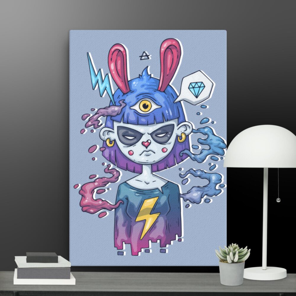 Moody Girl canvas - Image 11