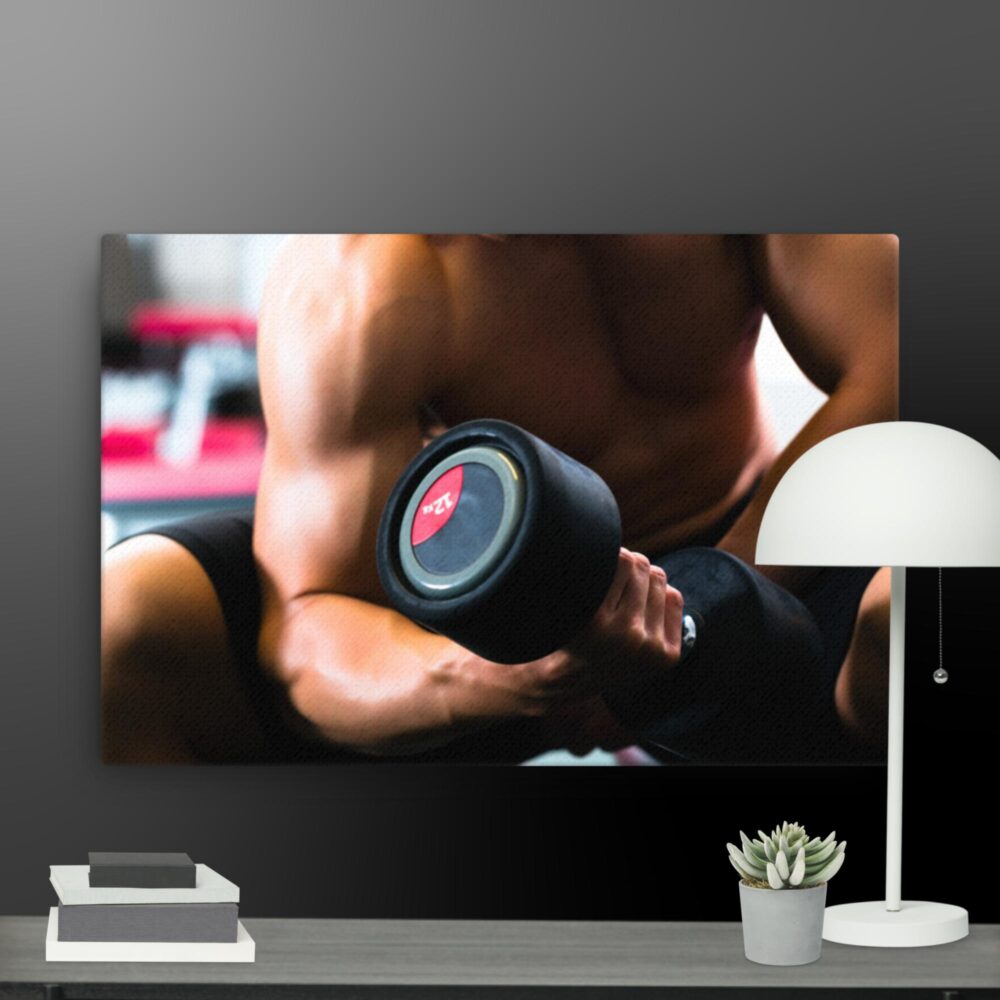 Gym scene canvas - Image 13