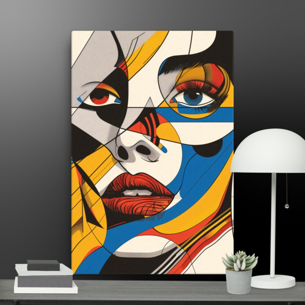 AI Woman close up canvas - Image 11