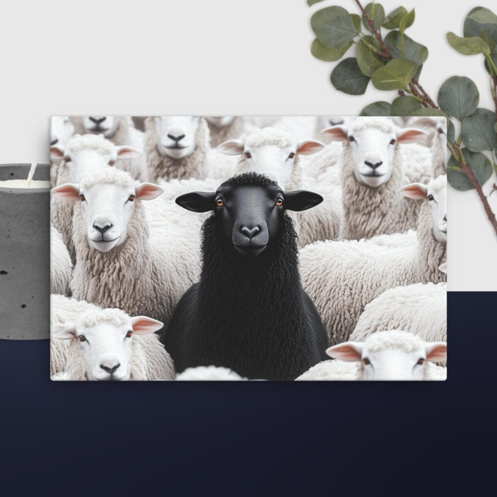 Black sheep canvas - Image 13
