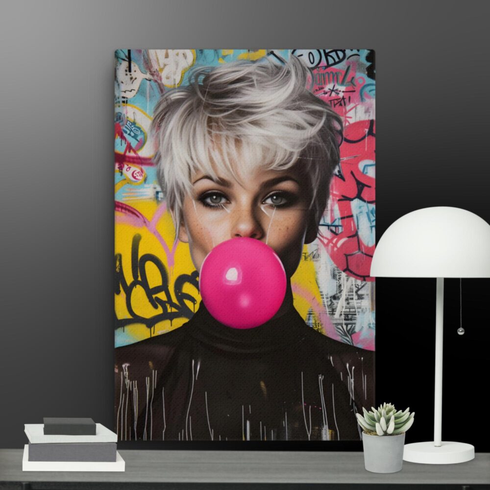 Pop Art Woman canvas - Image 9