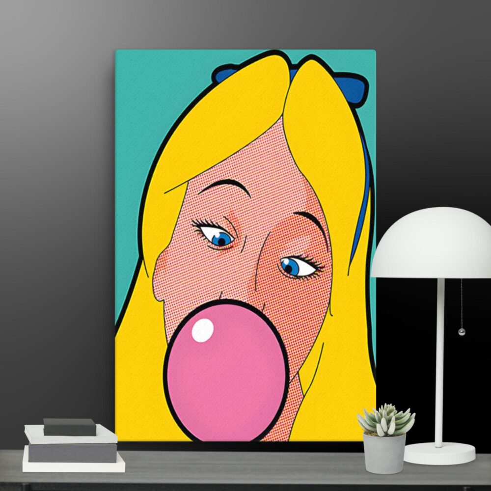 Funny Alice in wonderland canvas - Image 9