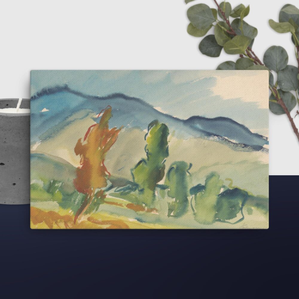 Below the mountains canvas - Image 13