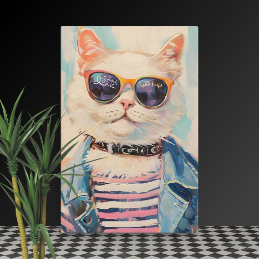 Cool Cat canvas - Image 11