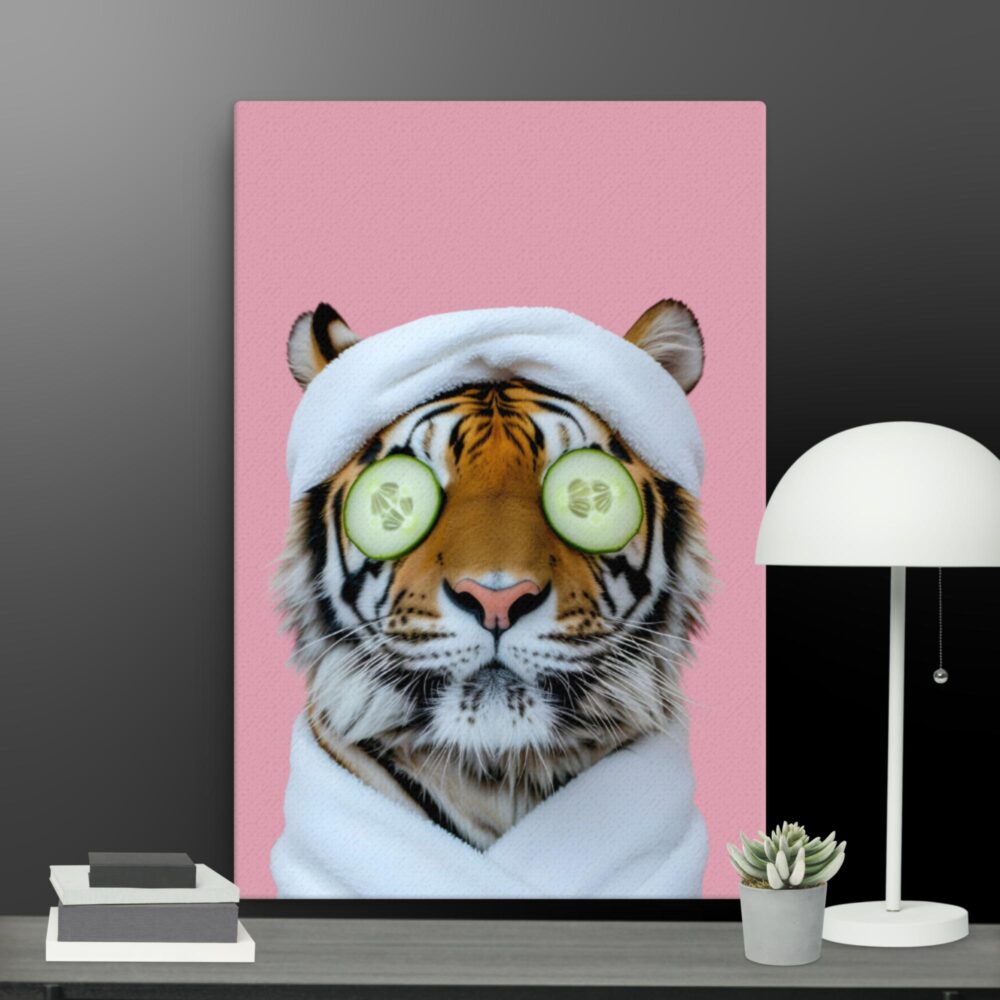 Funny Tiger canvas - Image 11