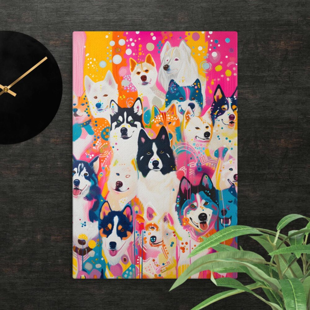Colourful Dog canvas - Image 9