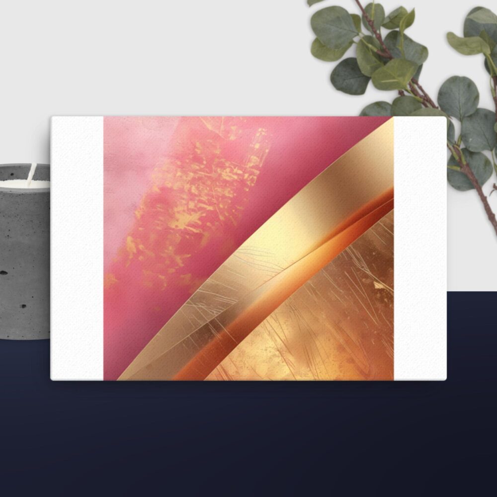 Gold Pink Trim canvas - Image 13