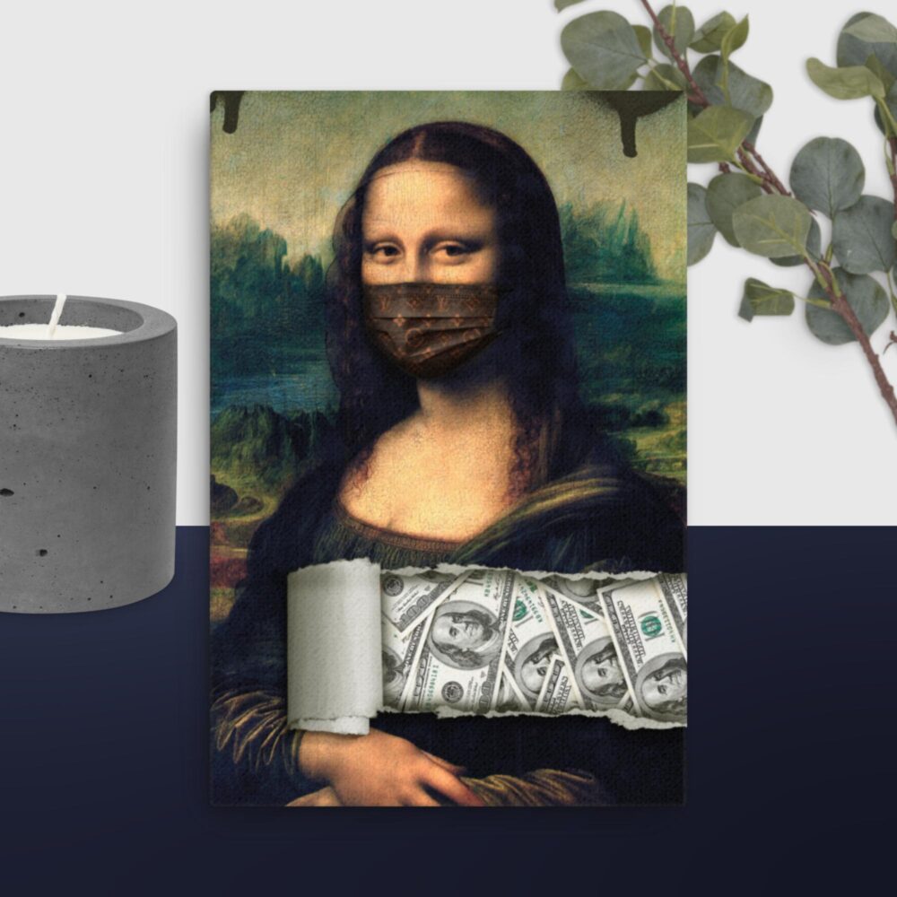Funny mona canvas - Image 11