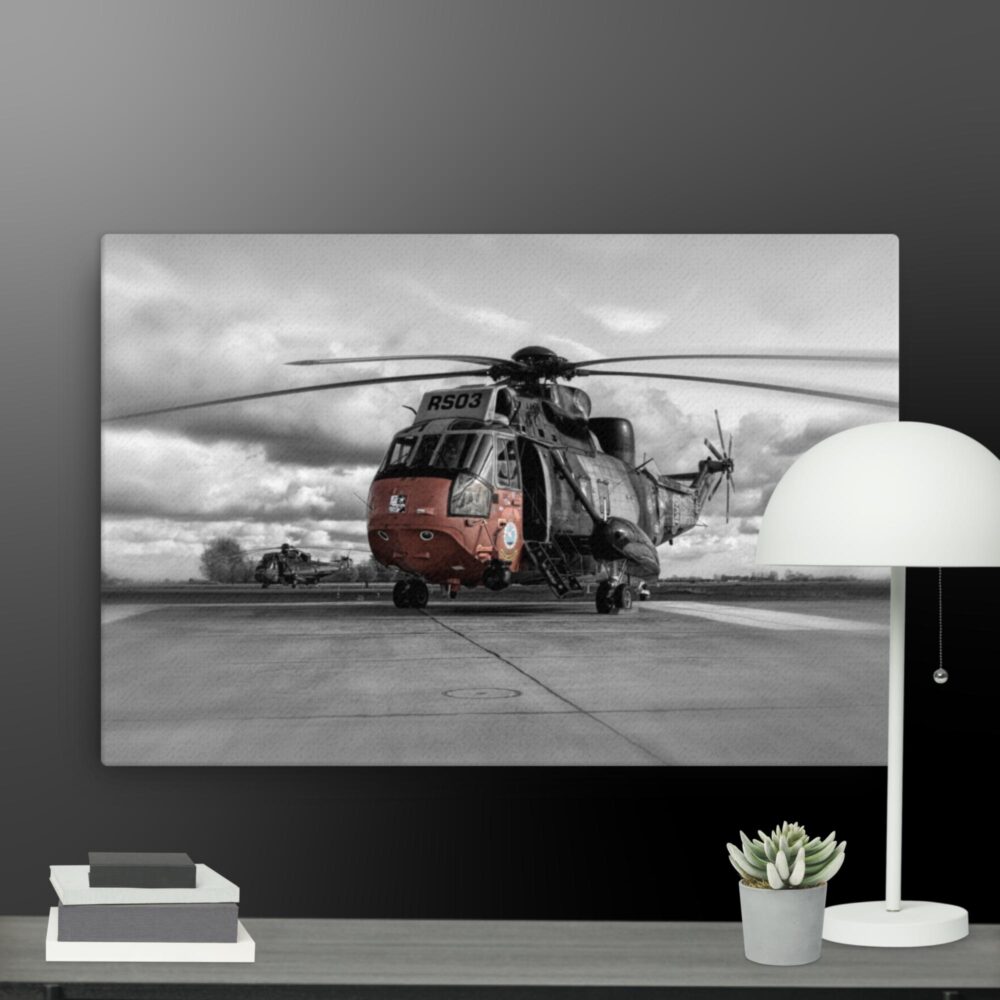 Helicopter scene canvas - Image 13