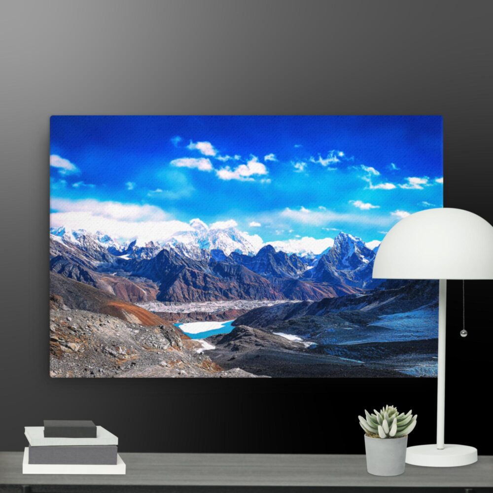 Mountain scene canvas - Image 13
