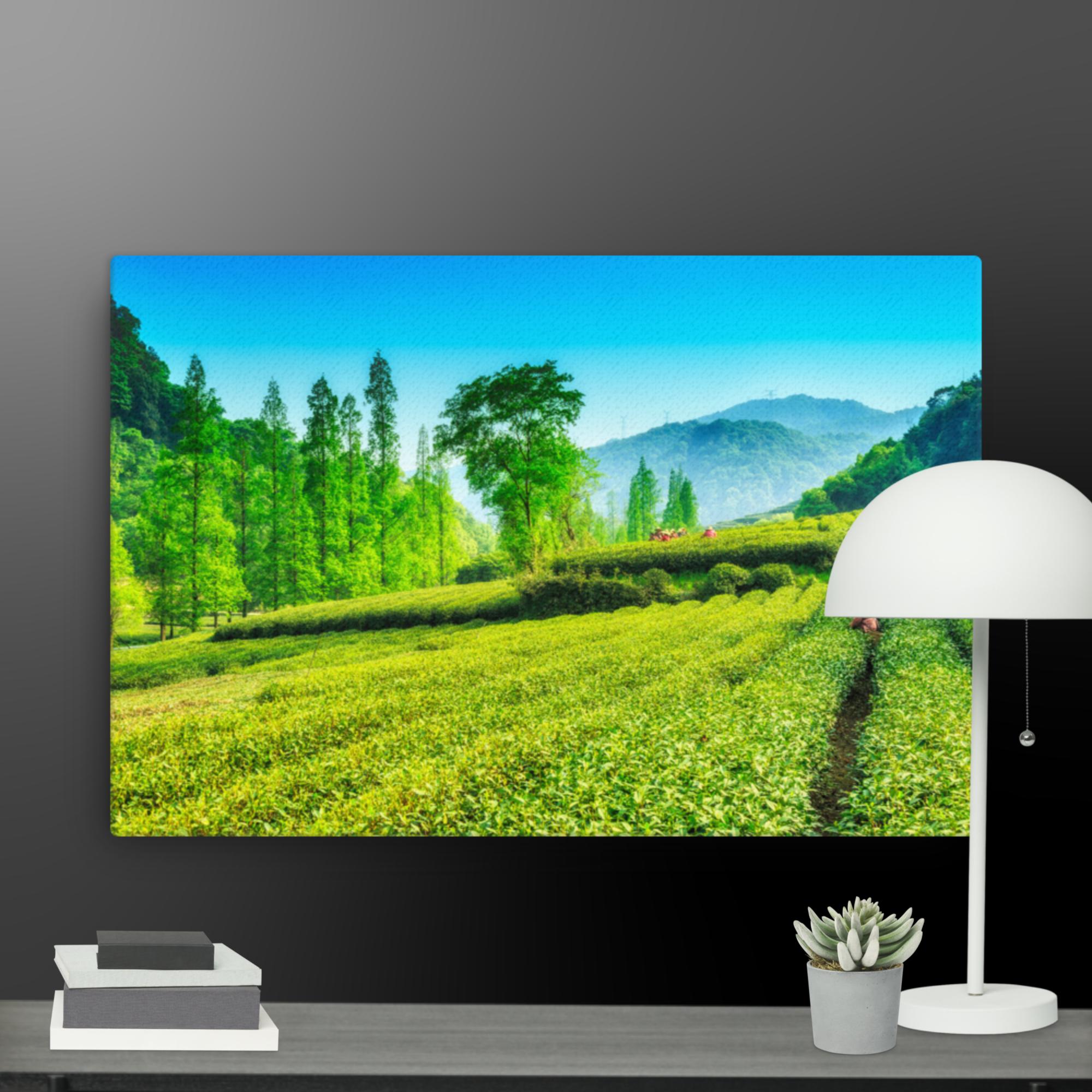 Green scene canvas - Image 13