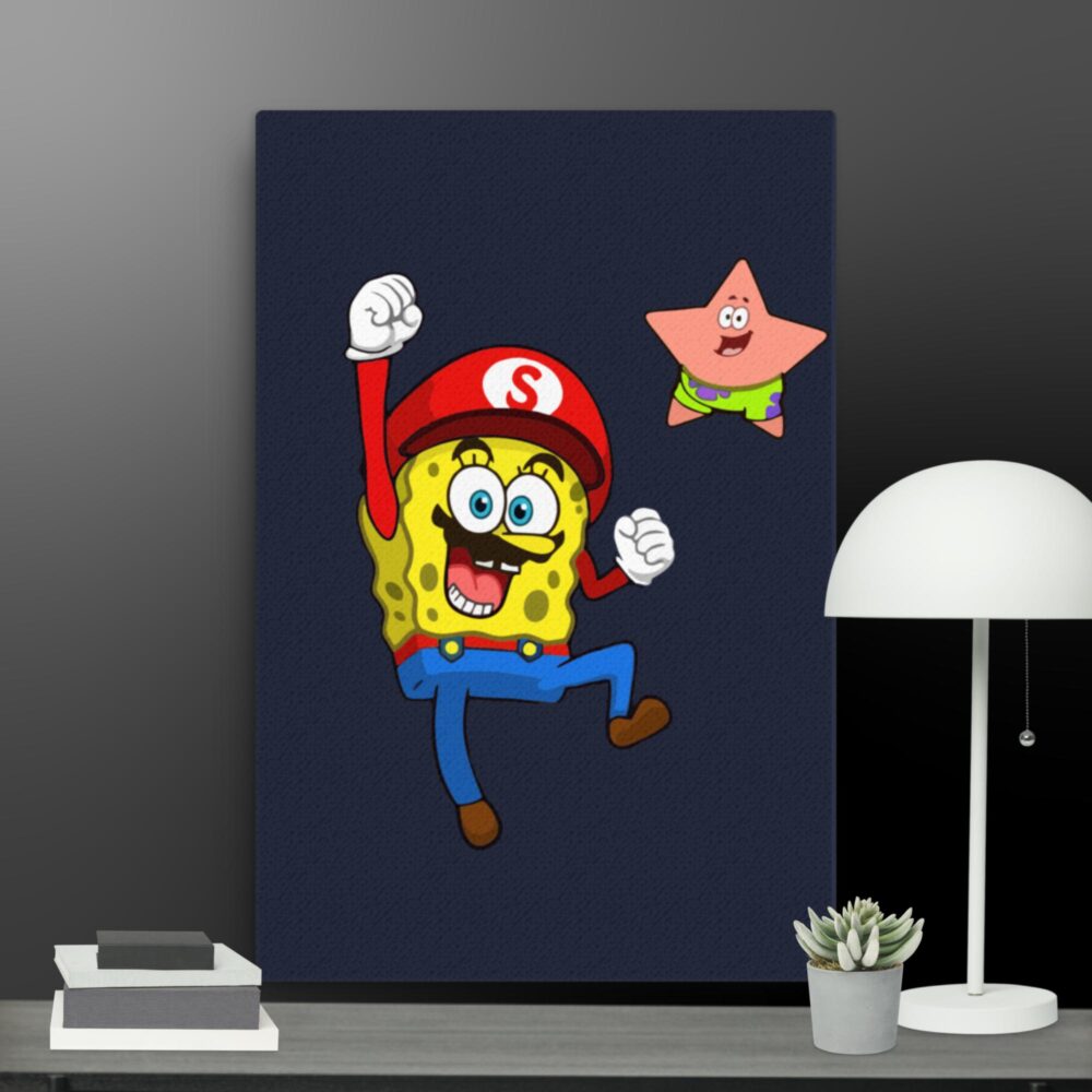 Spongebob mario canvas - Image 11