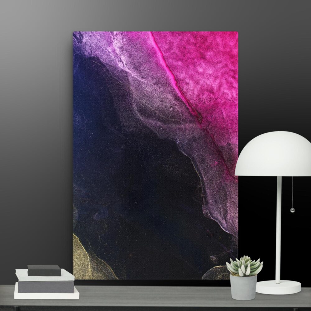 Pink marble effect canvas - Image 11