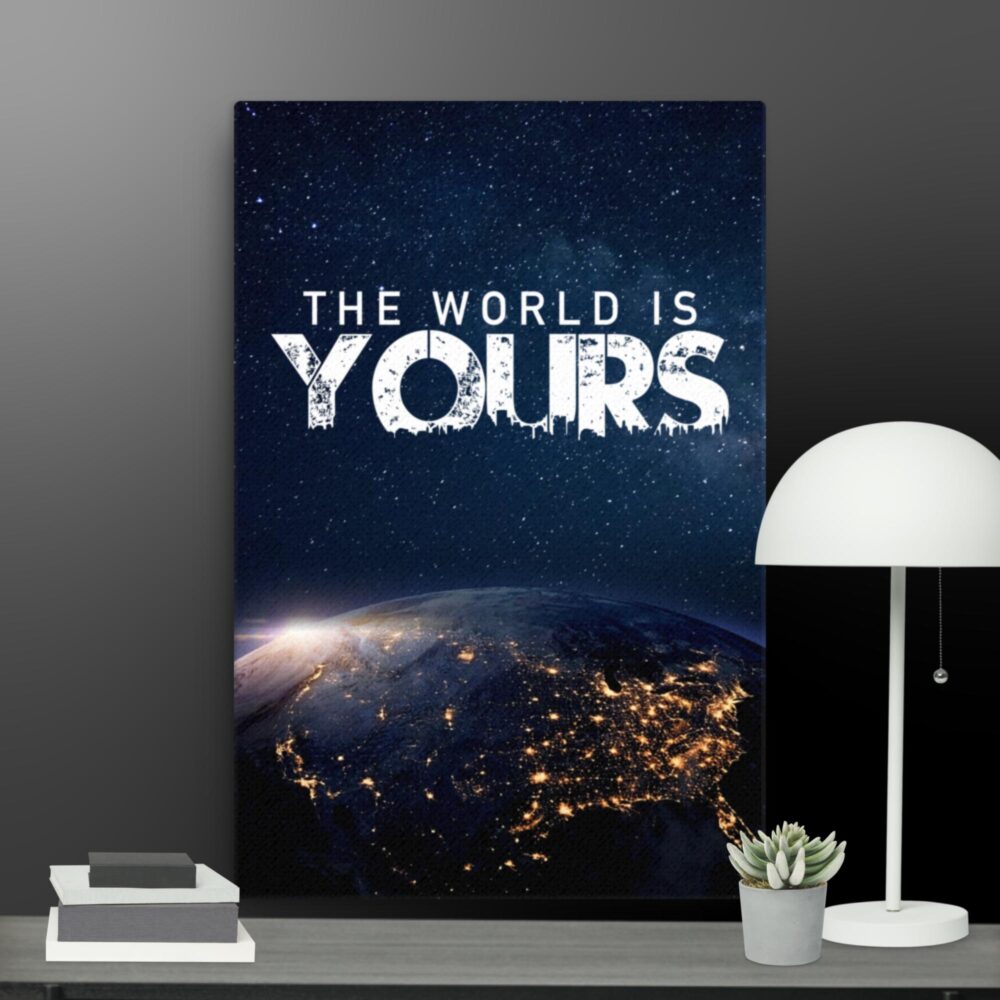The world is yours canvas - Image 11