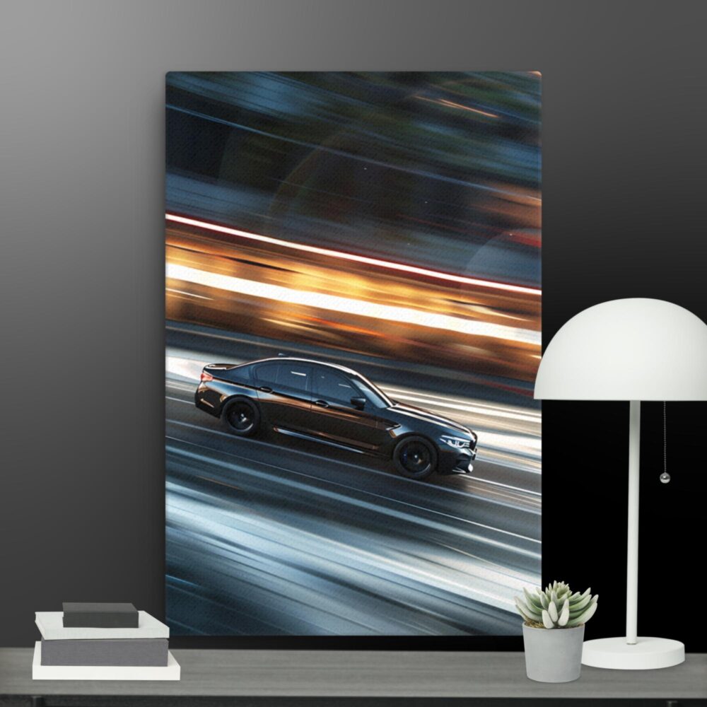 Speeding car collection scene canvas - Image 11