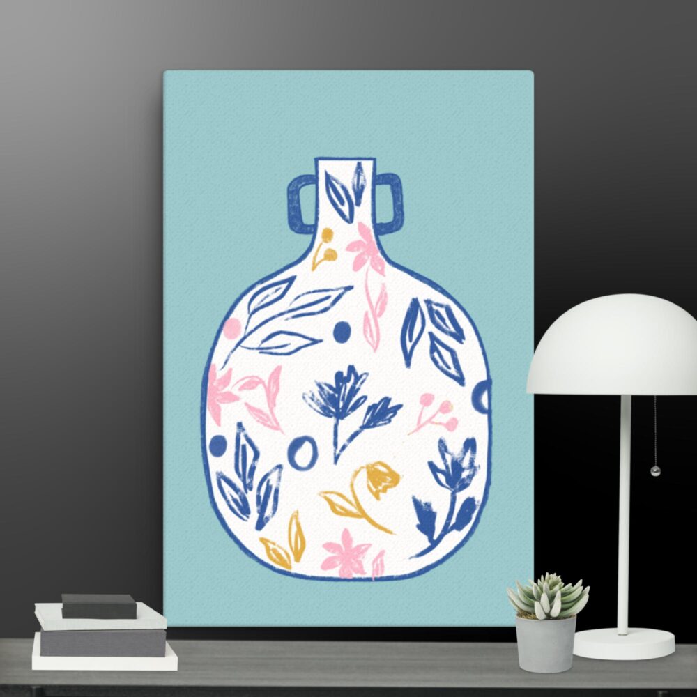 Contemporary vase canvas - Image 13