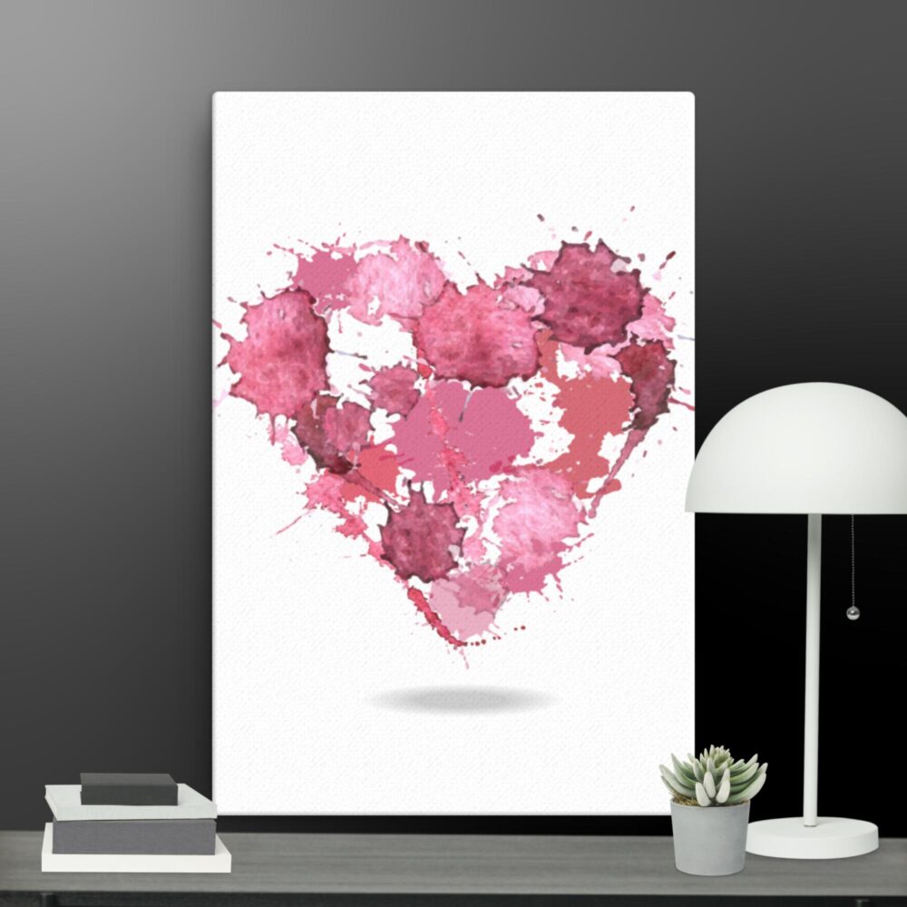 Love heart canvas - Image 13