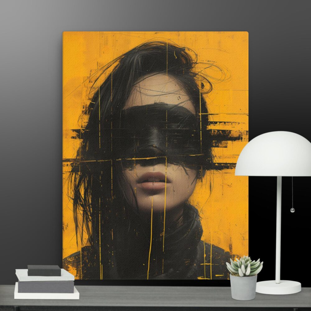 A shade of Black canvas - Image 10