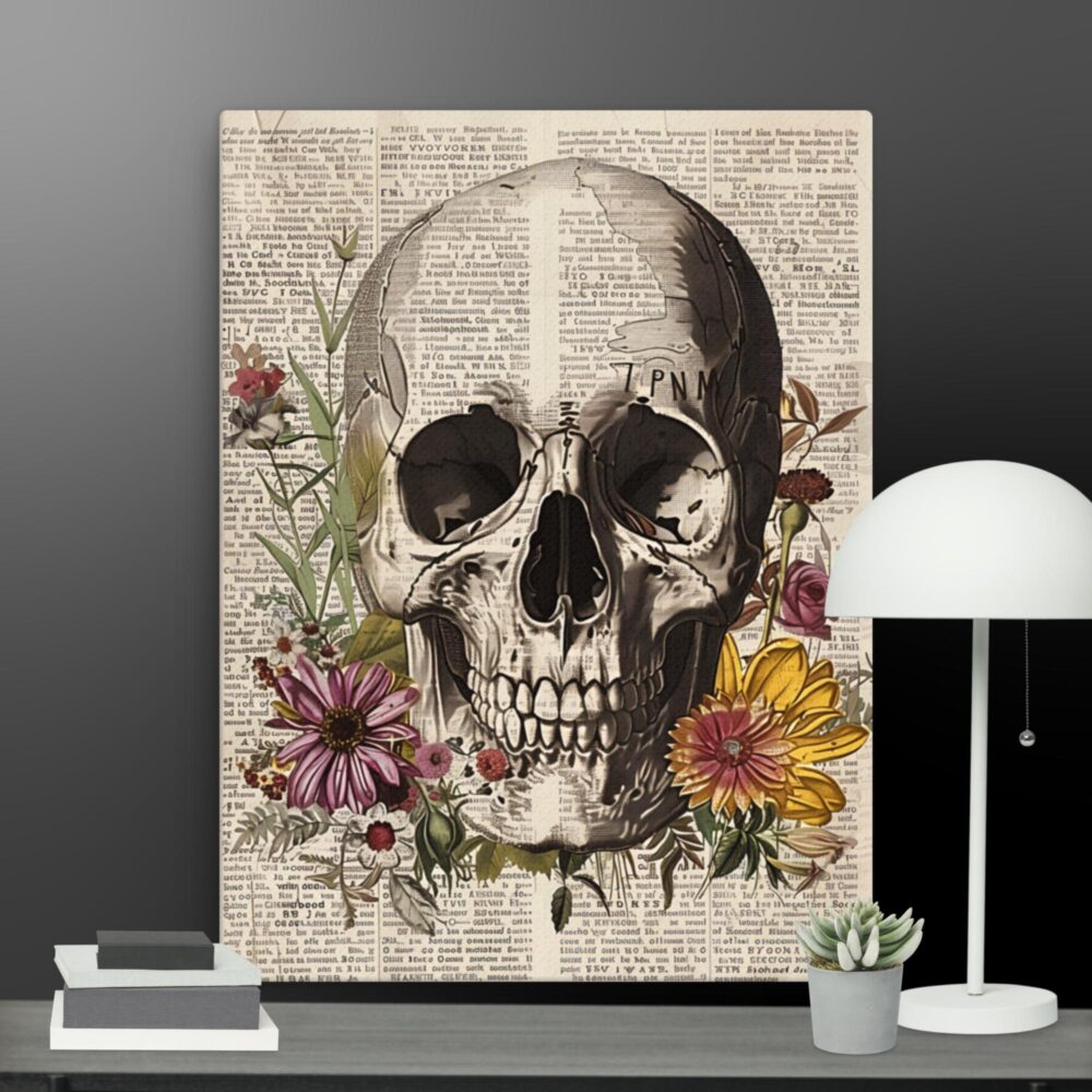 Vintage Skeleteon canvas - Image 11
