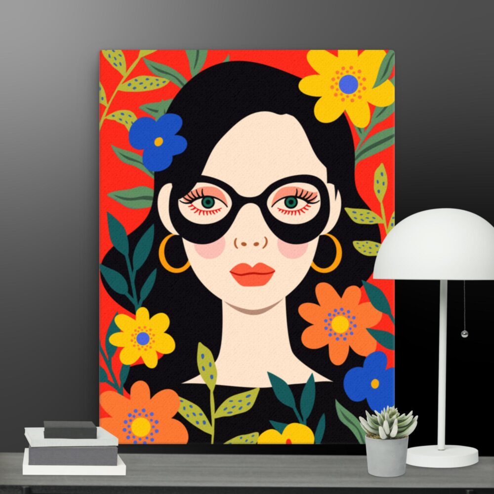 Woman in the Garden canvas - Image 10