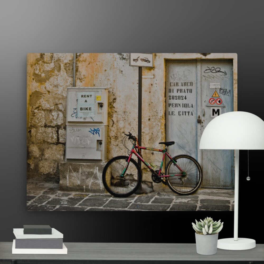 Italy Collection Bike Scene canvas - Image 12