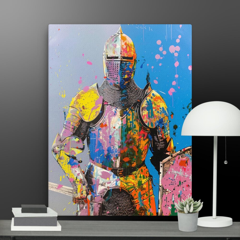 Pop Art Soldier canvas - Image 10