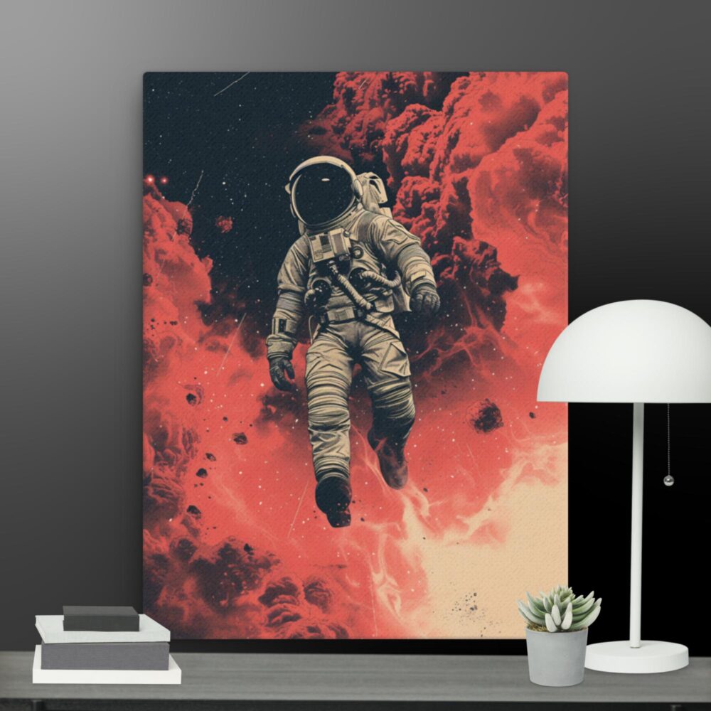 Walking Spaceman canvas - Image 10