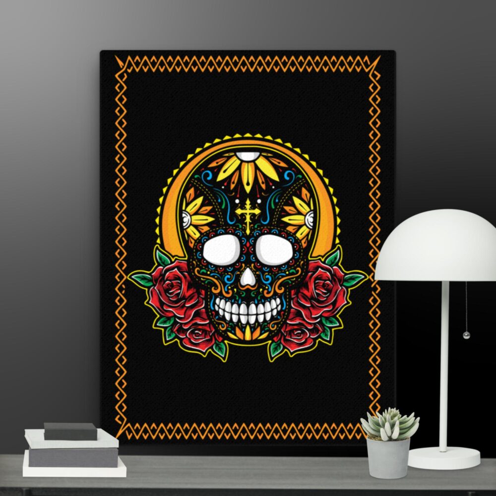 Religious skull canvas - Image 10