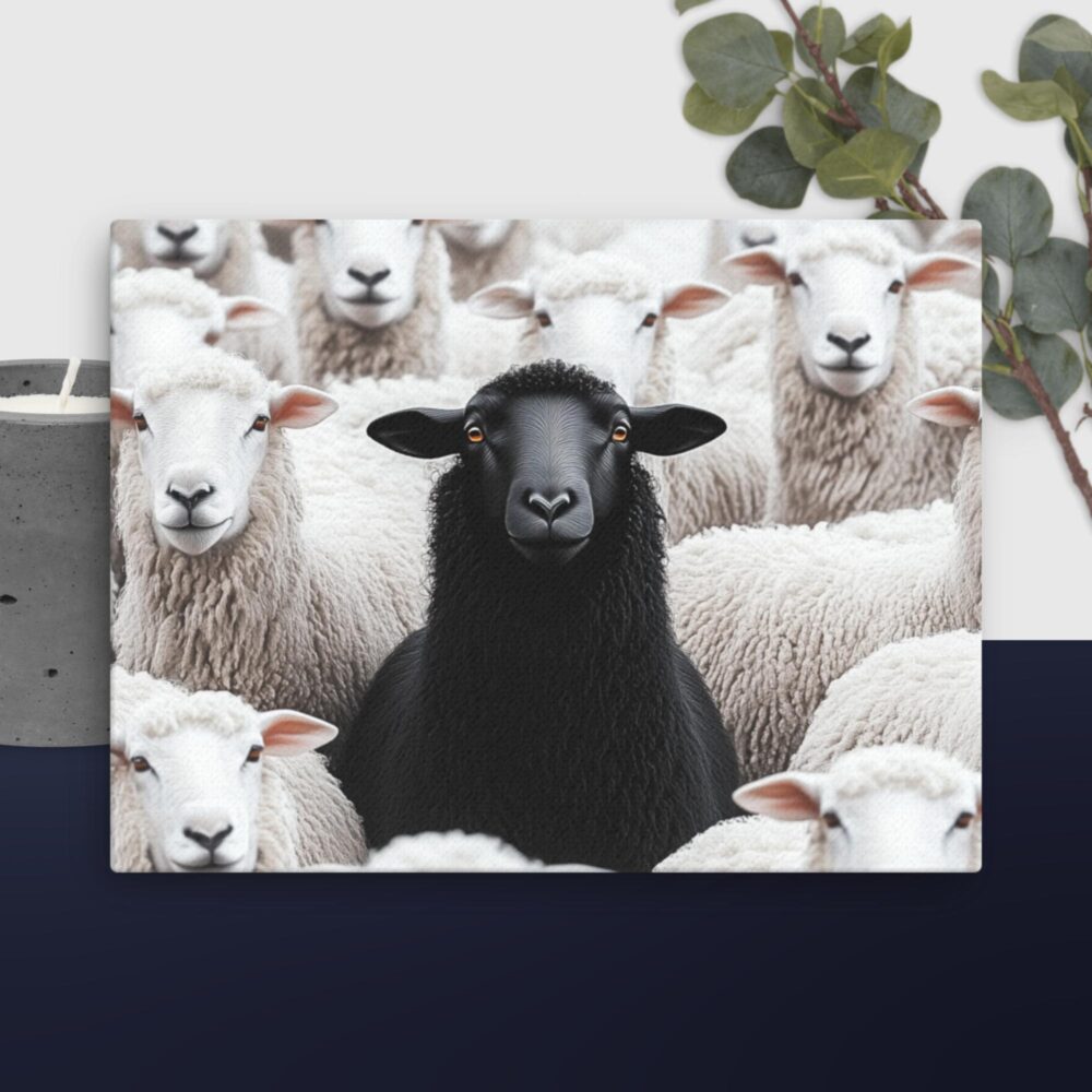 Black sheep canvas - Image 12