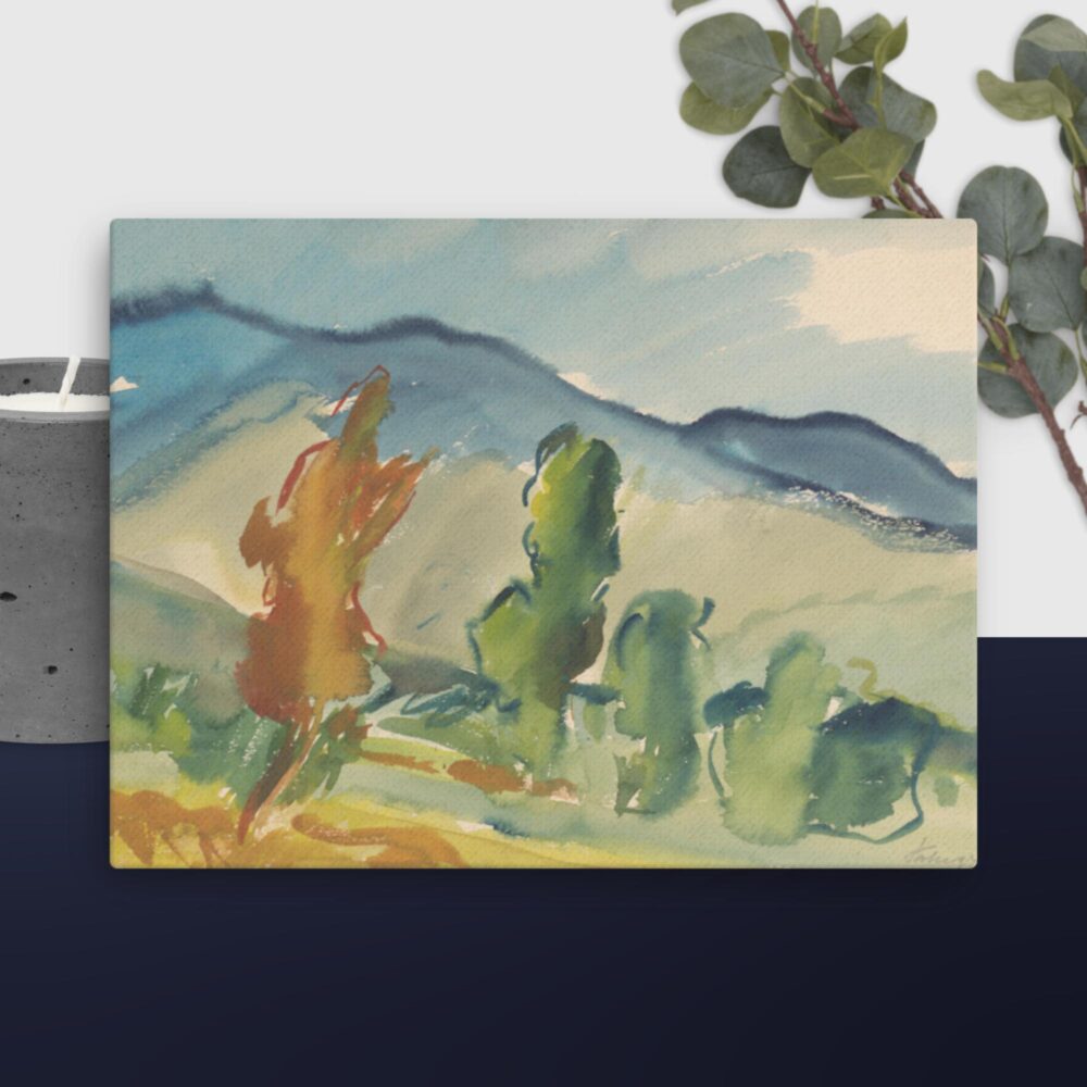 Below the mountains canvas - Image 12