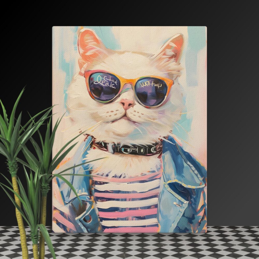 Cool Cat canvas - Image 10