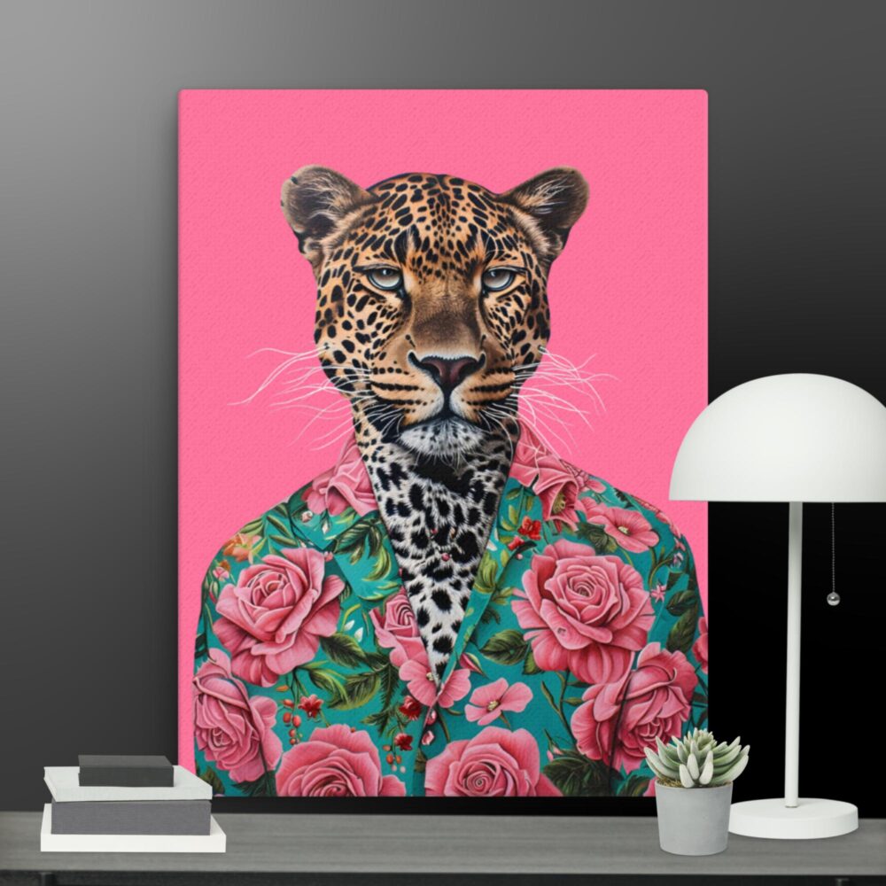Cool Leopard canvas - Image 10